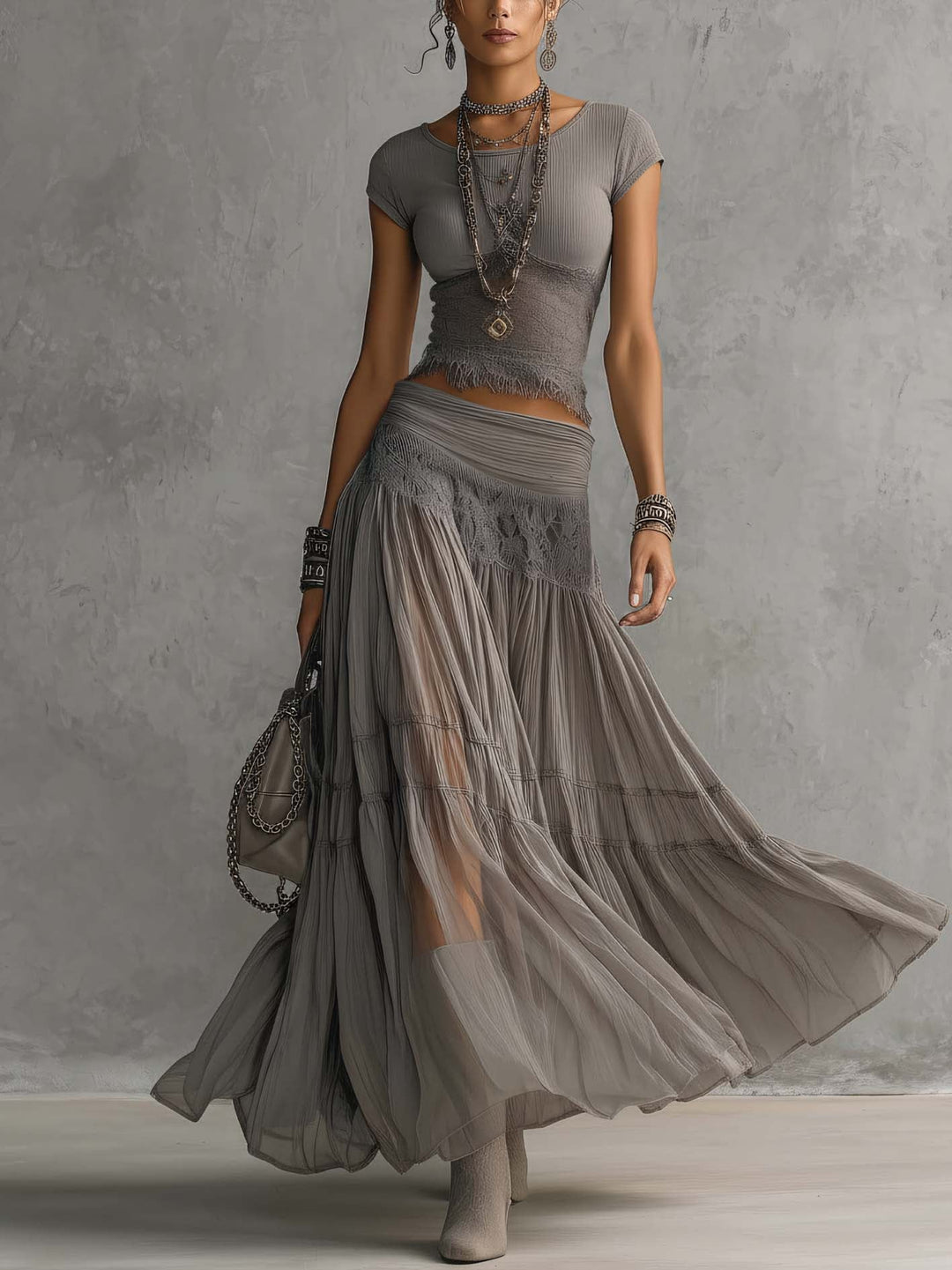 Emilia - Ethereal Charm Ethnic Suit