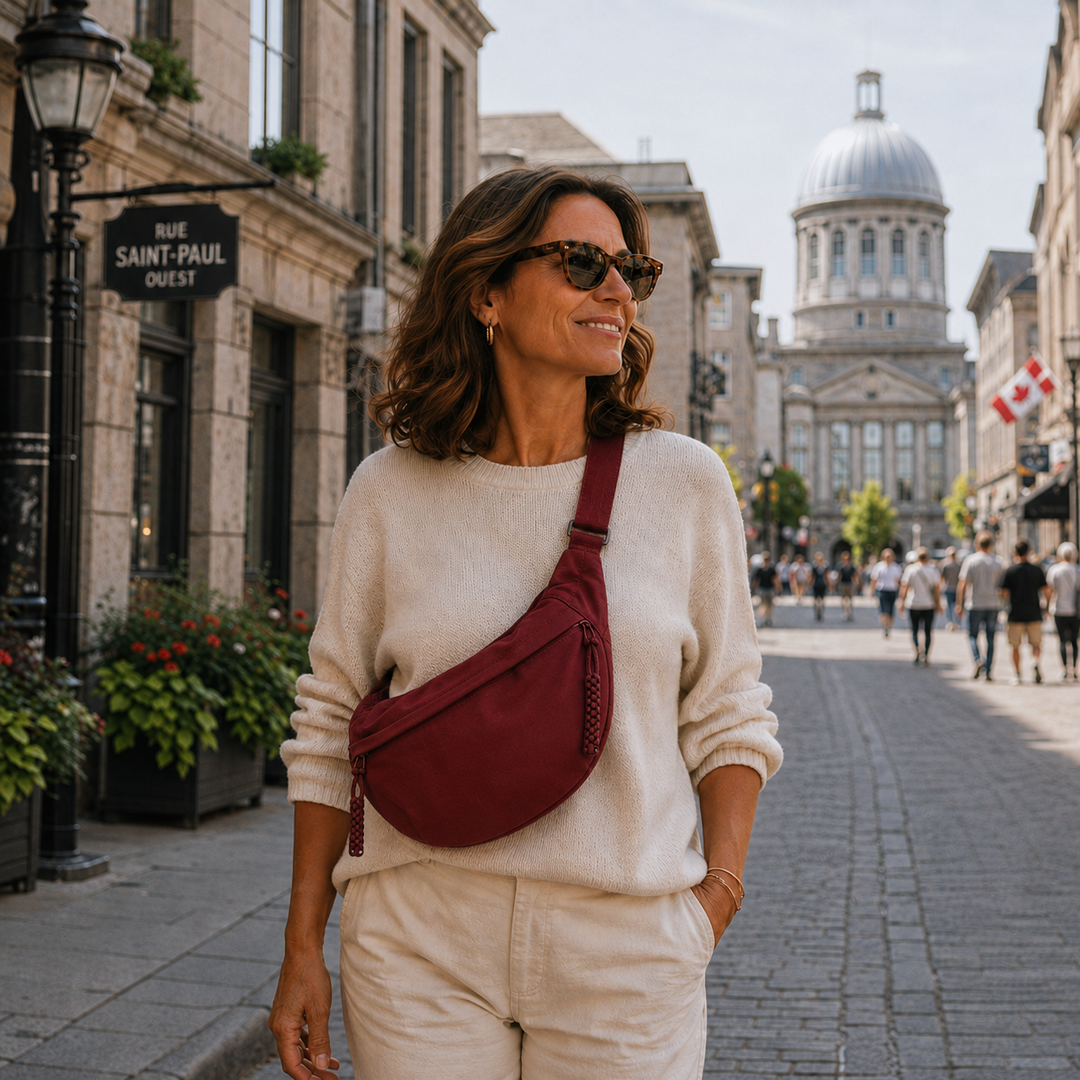 Rosa - Bordeaux Shoulder Bag