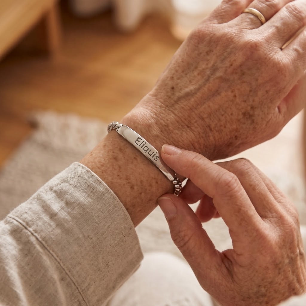 Women’s Slim Eliquis Medical Alert Bracelet