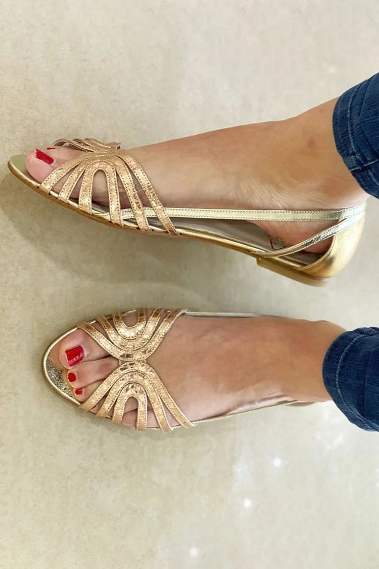 Éléonore - Golden Sandals Summer Light