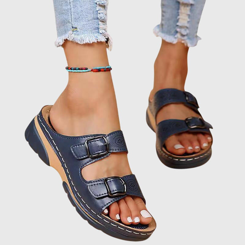 Olivia - Leather Orthopedic Sandals
