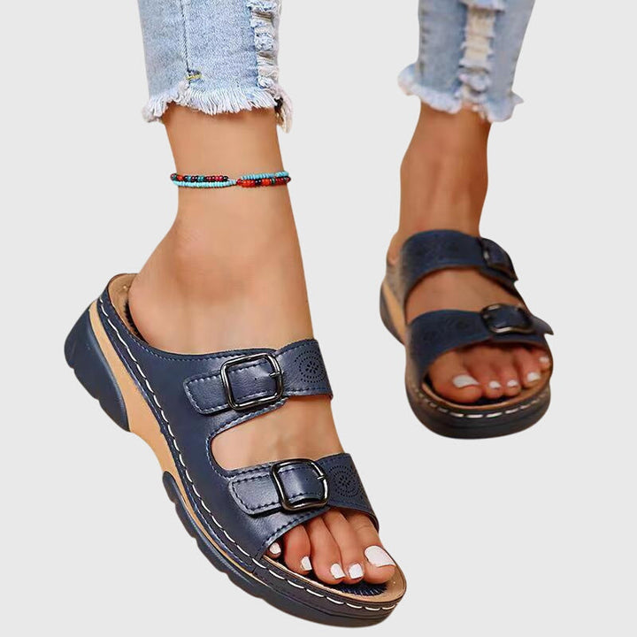 Olivia - Leather Orthopedic Sandals