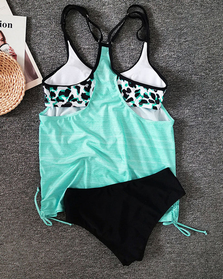 Augustus - Tankini with Leopard Print