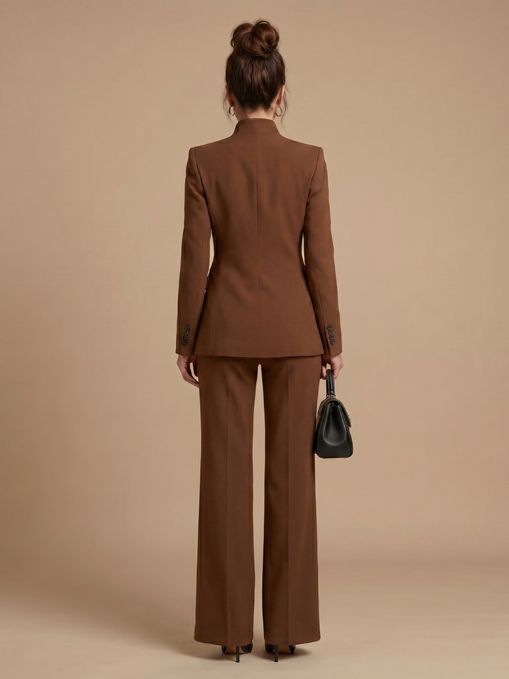 Delta - Structured Stand-Up Collar Custom-Made Suit