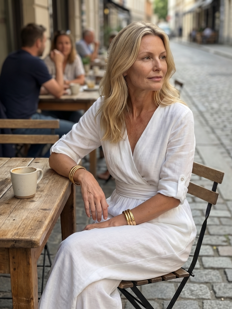 Wanda - Cross Front Wide Leg Jumpsuit