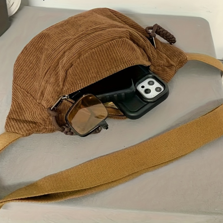 Petra - Corduroy Shoulder Bag