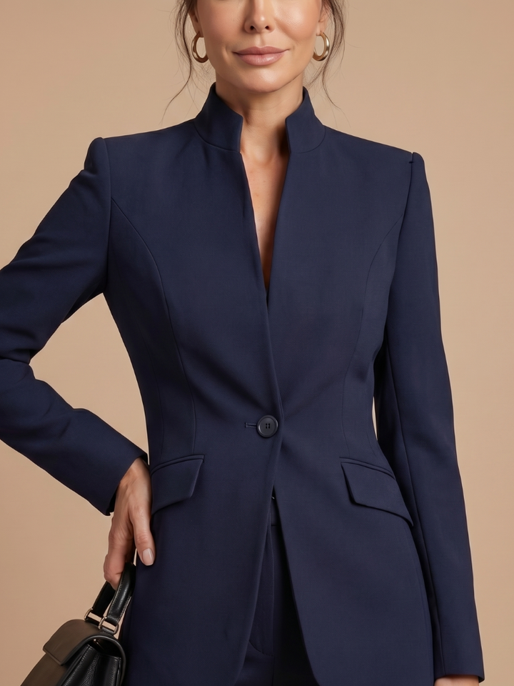 Delta - Structured Stand-Up Collar Custom-Made Suit