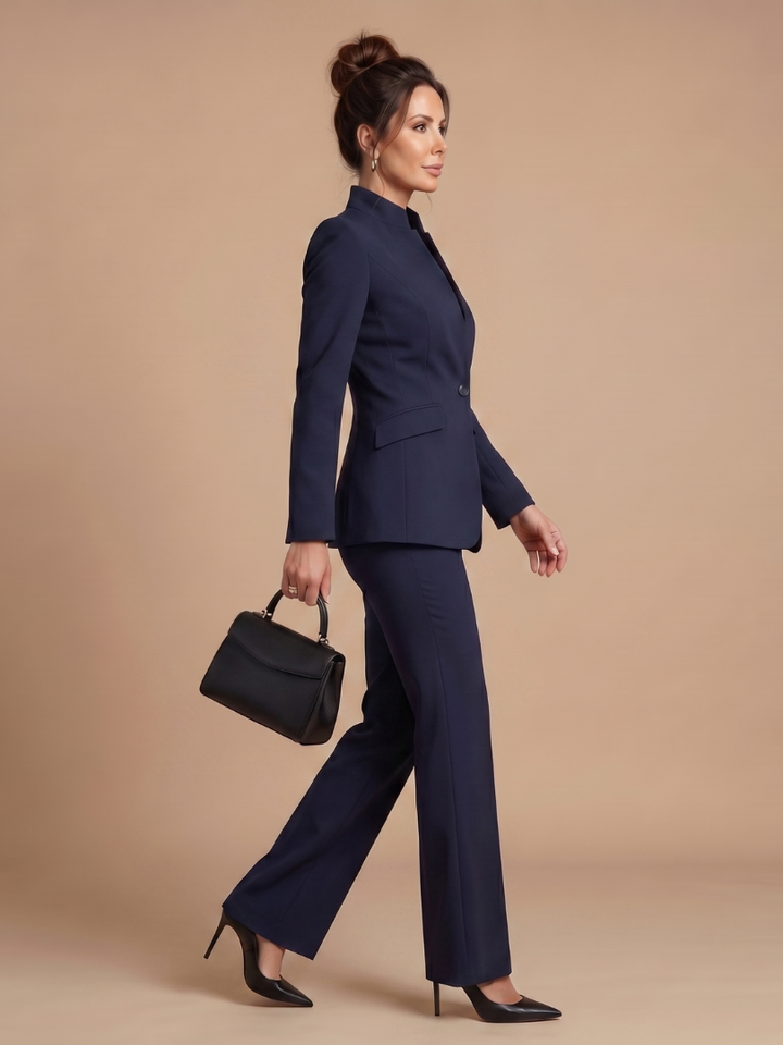 Delta - Structured Stand-Up Collar Custom-Made Suit