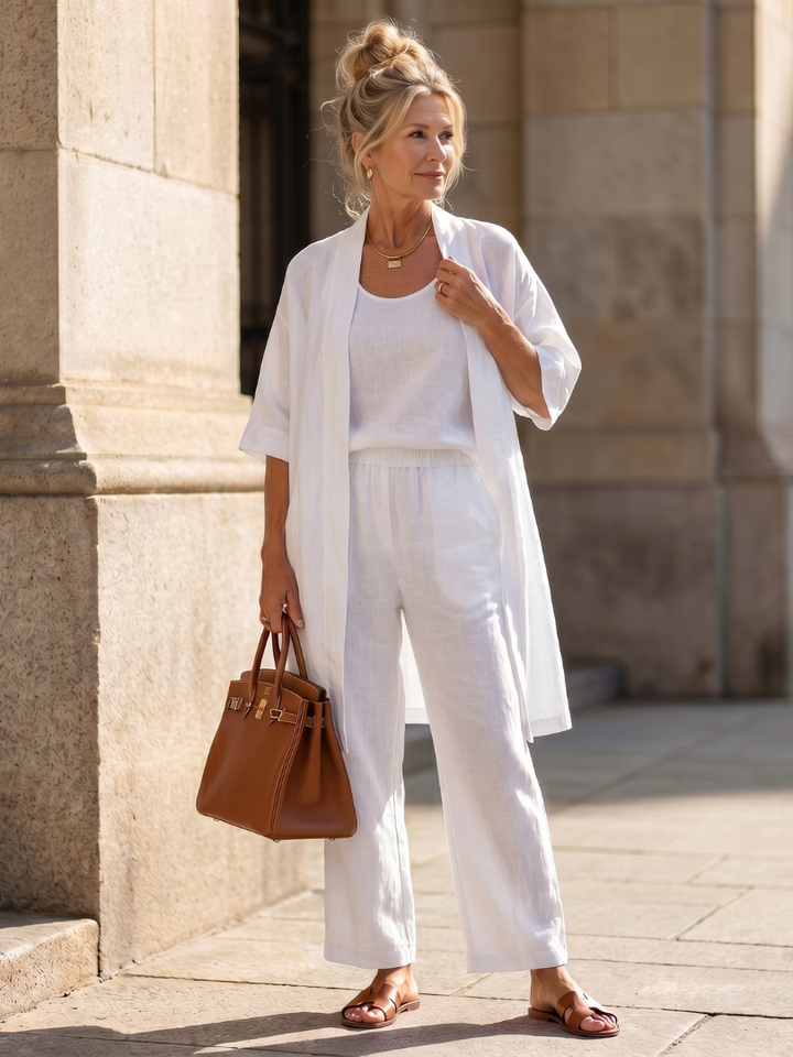 Yael - Three-Piece Relaxed Top Pants Set