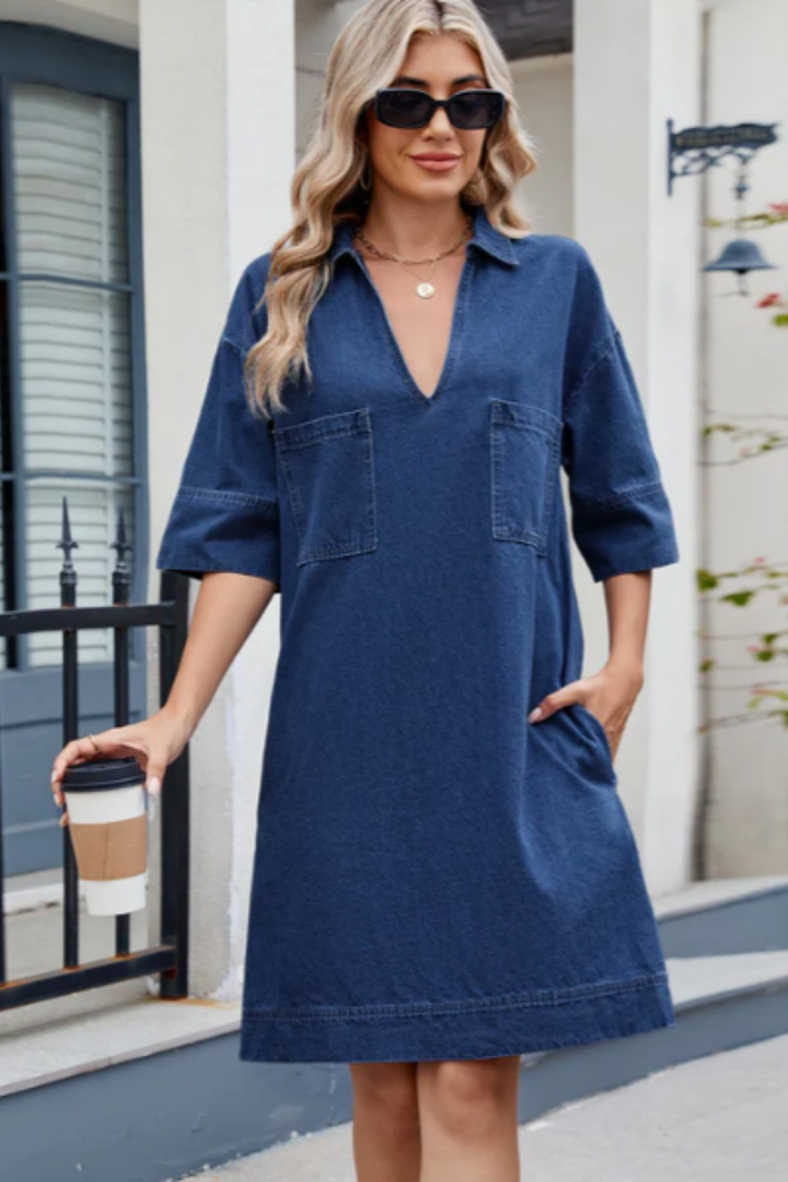 Jade - Casual Denim Dress