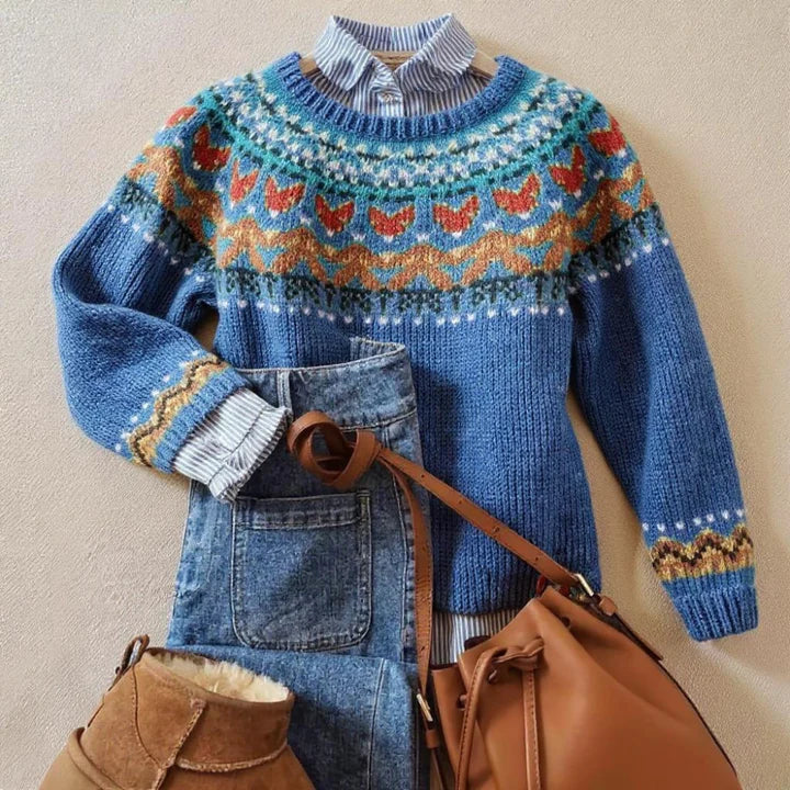 Kaylee - Classic Vintage Knit Sweater