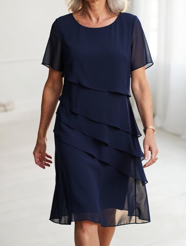 Juliette – Elegant flowing dress with ruffles