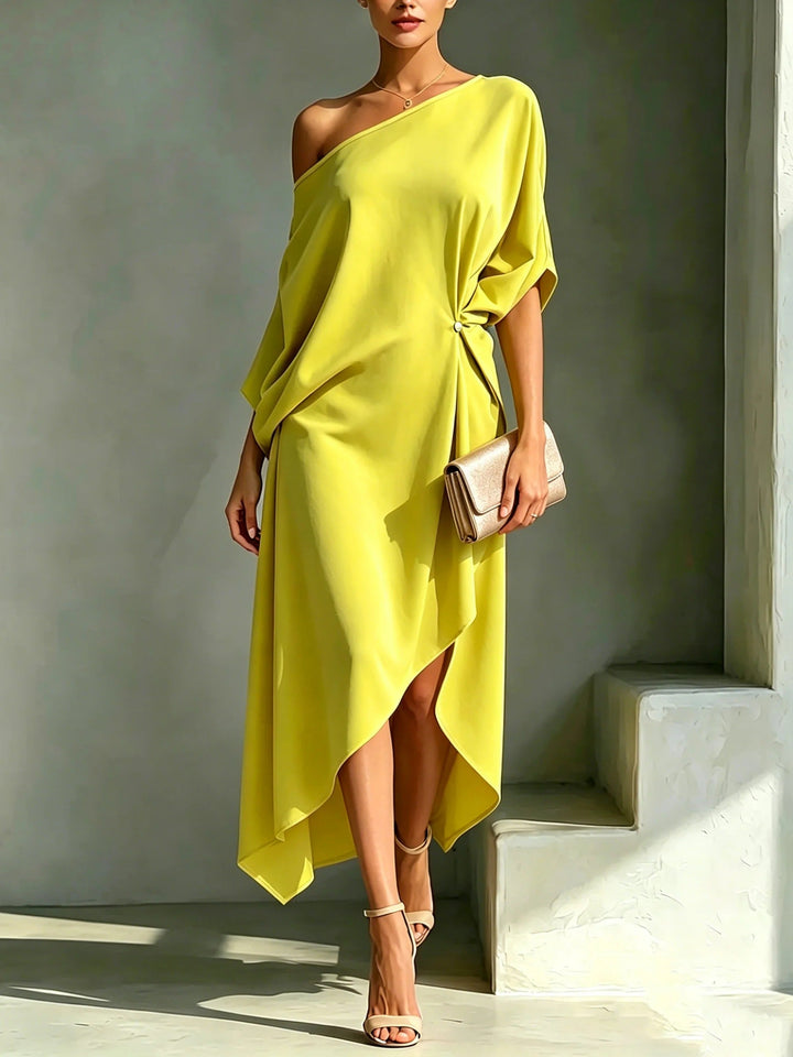 Clara - Elegant Asymmetrical Dress