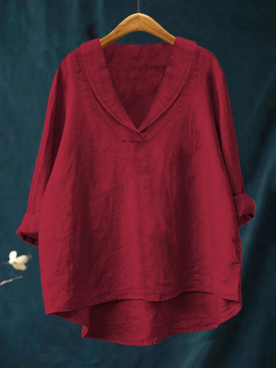 Hortense - Fluid V-Neck Blouse