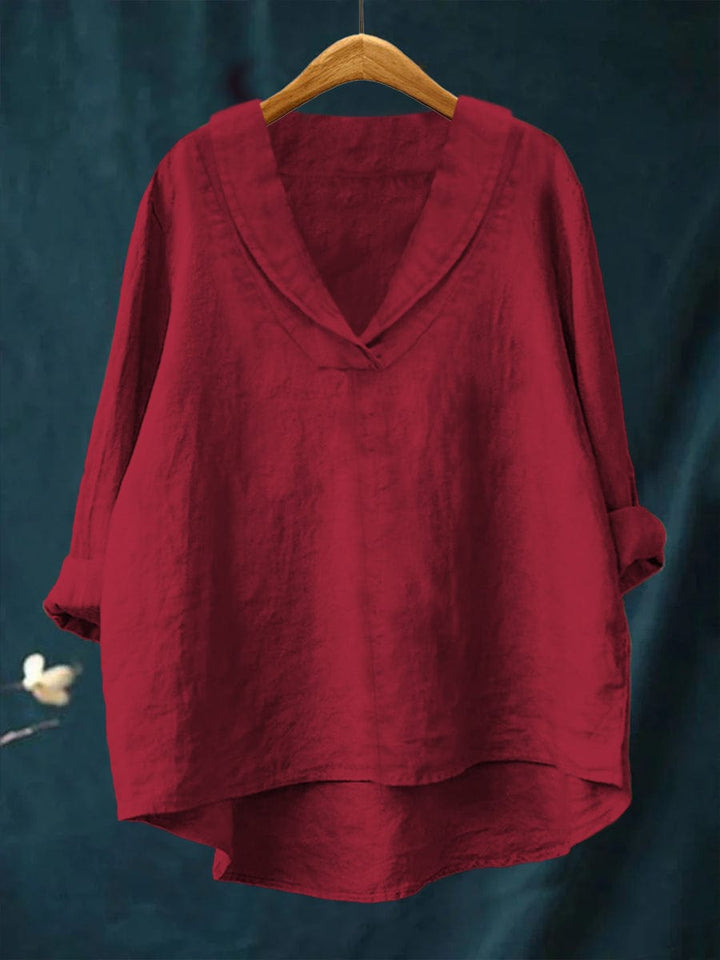 Hortense - Fluid V-Neck Blouse
