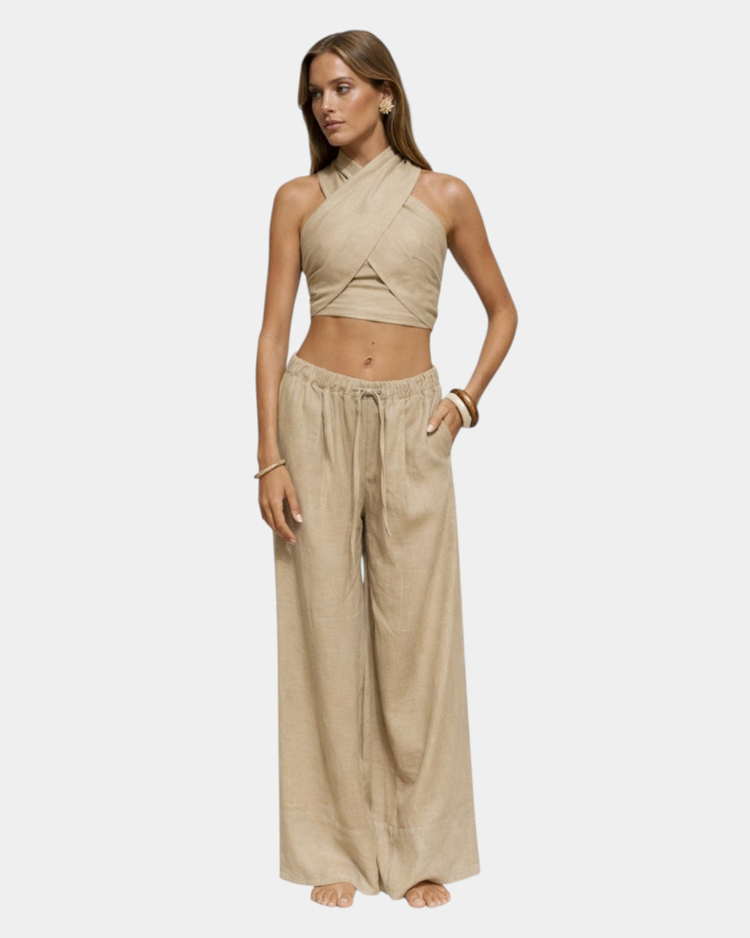 Louna - Strapless set with halter neck