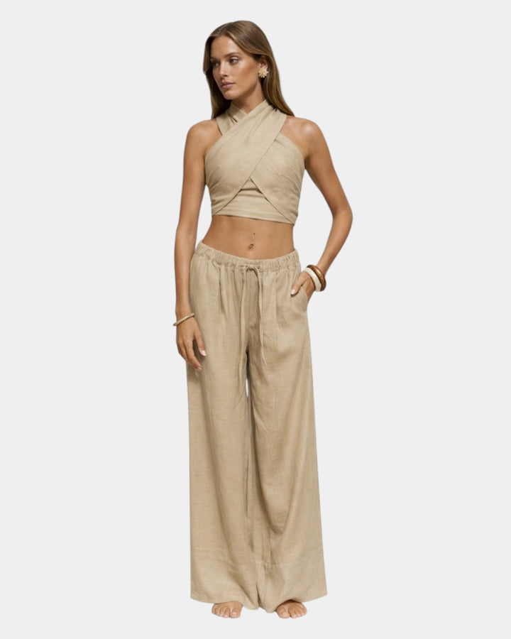 Louna - Strapless set with halter neck