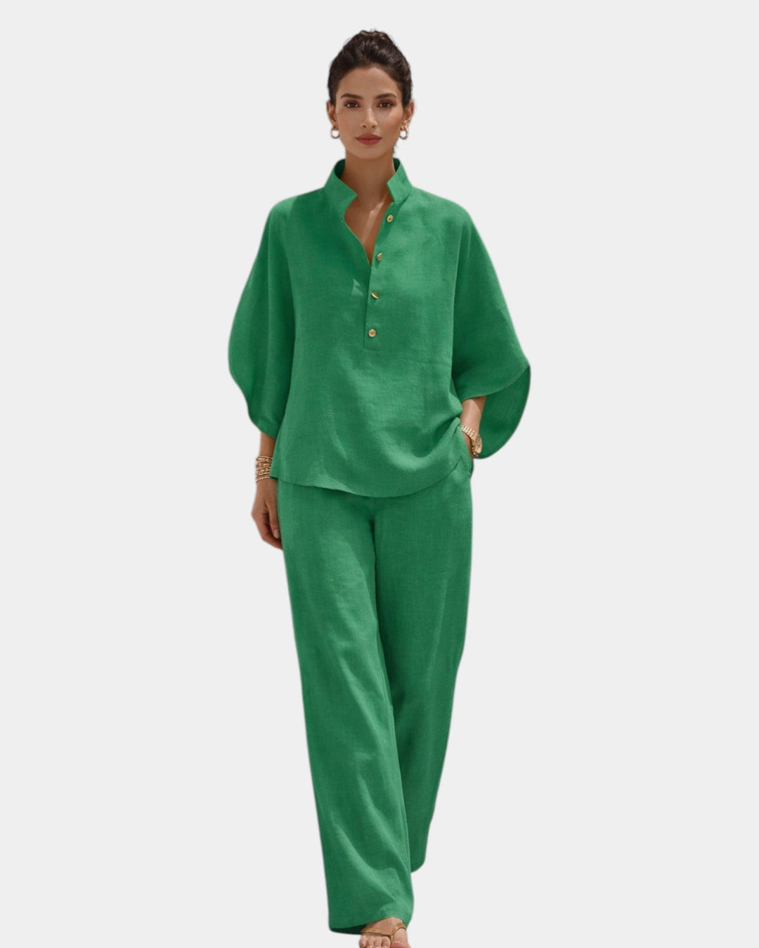Brune - Two-Piece Cotton Ensemble