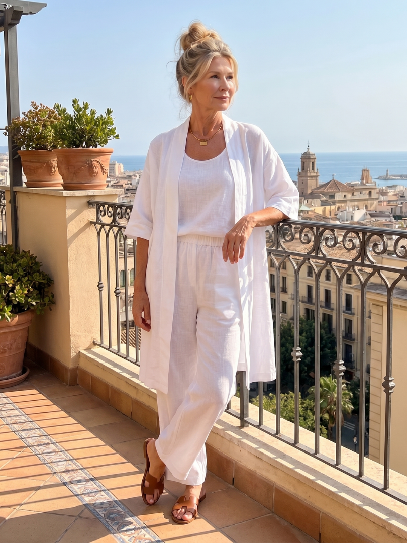 Yael - Three-Piece Relaxed Top Pants Set
