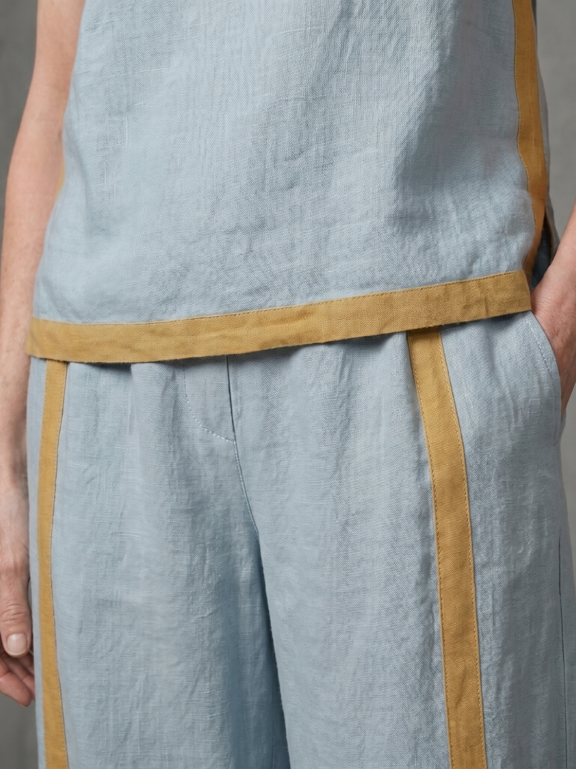 Inara - Sleeveless Top with Wide Pants Set