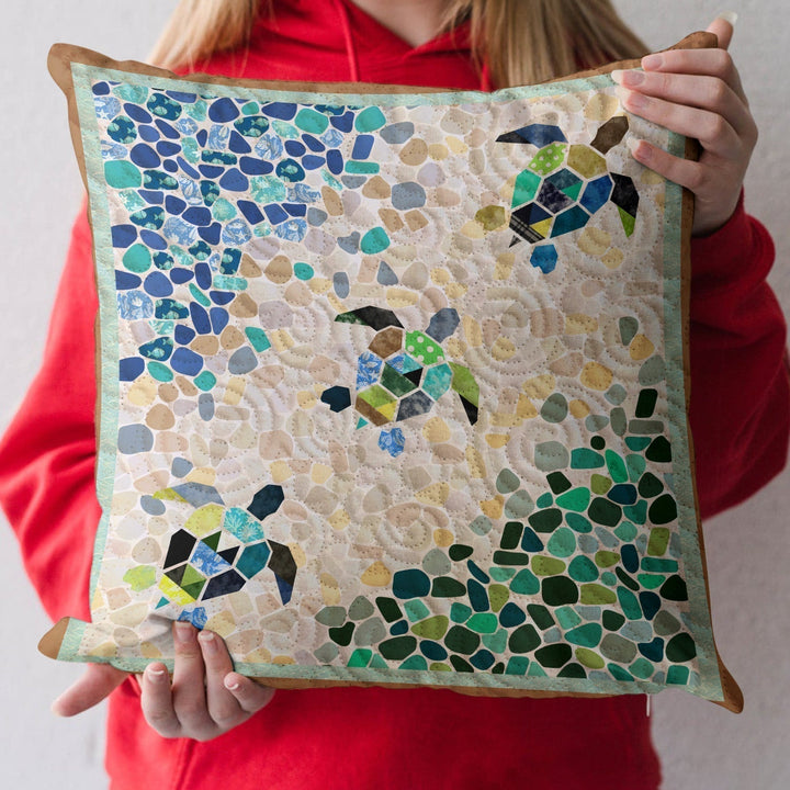 Zee Turtle - Handmade Cushion Cover