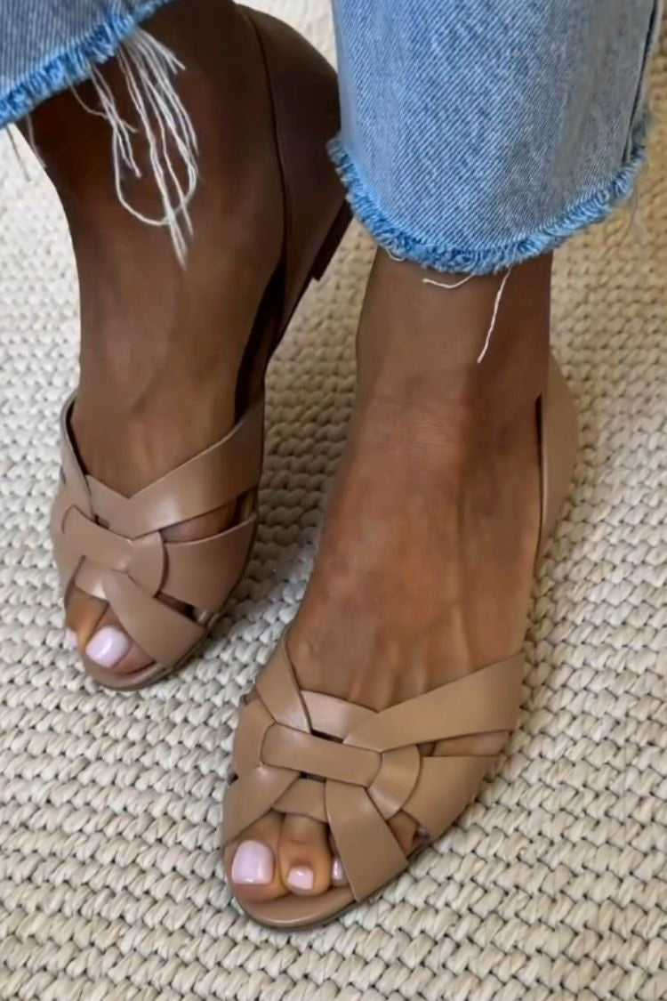 Serafina - Woven Nature Sandals