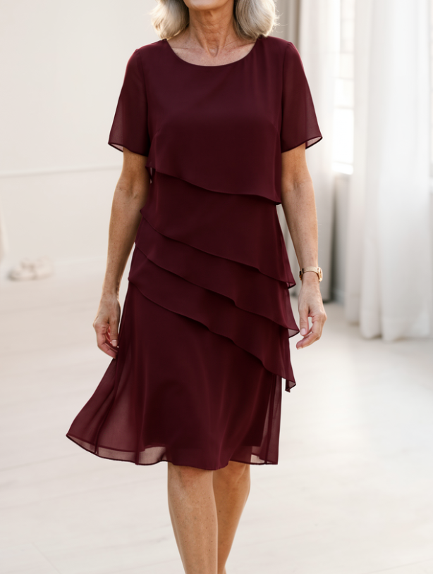 Juliette – Elegant flowing dress with ruffles