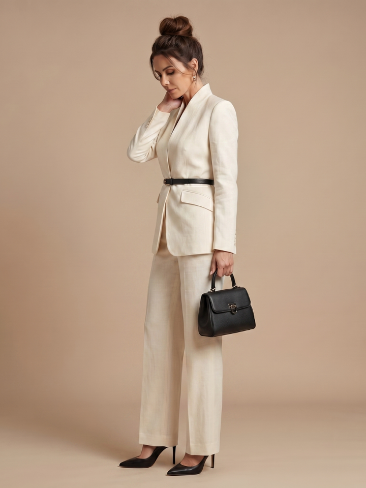 Delta - Structured Stand-Up Collar Custom-Made Suit
