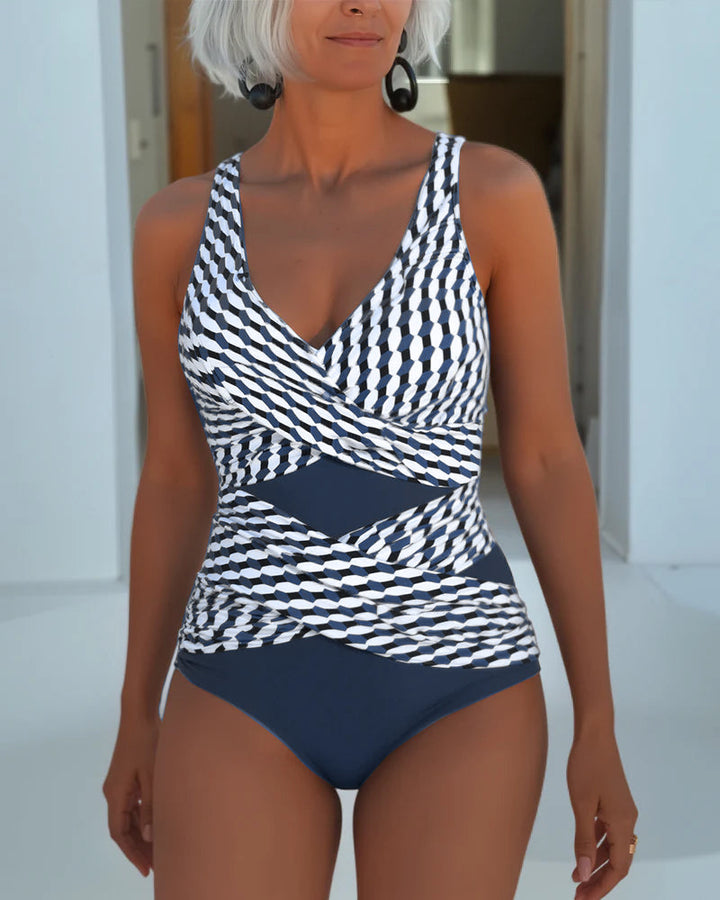 ROSALIA - Elegant Cross-Over Swimsuit