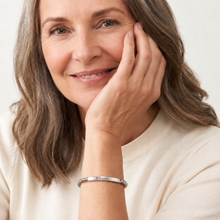 Women’s Slim Eliquis Medical Alert Bracelet
