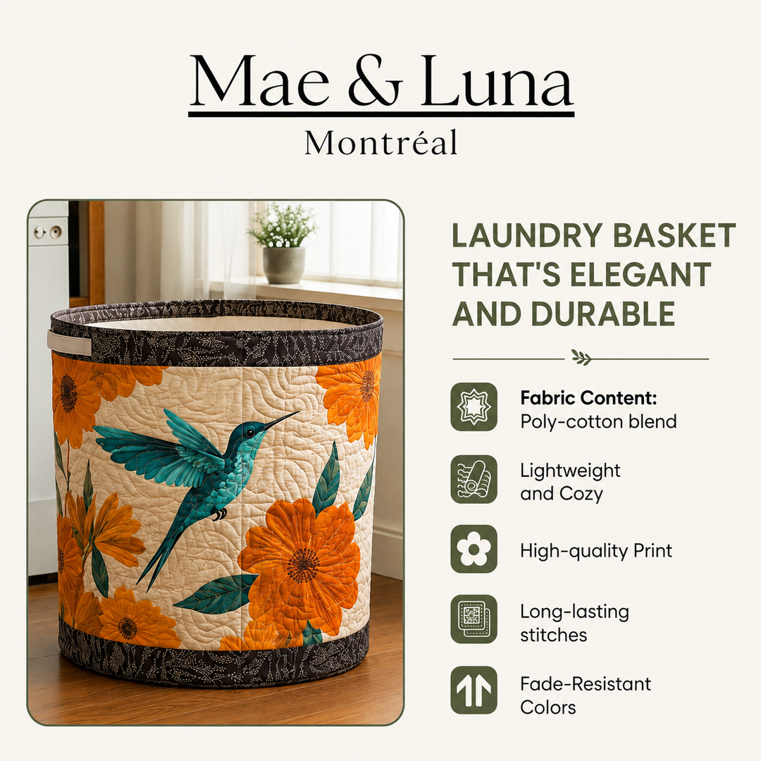 Forest Cat - Handcrafted Laundry Basket