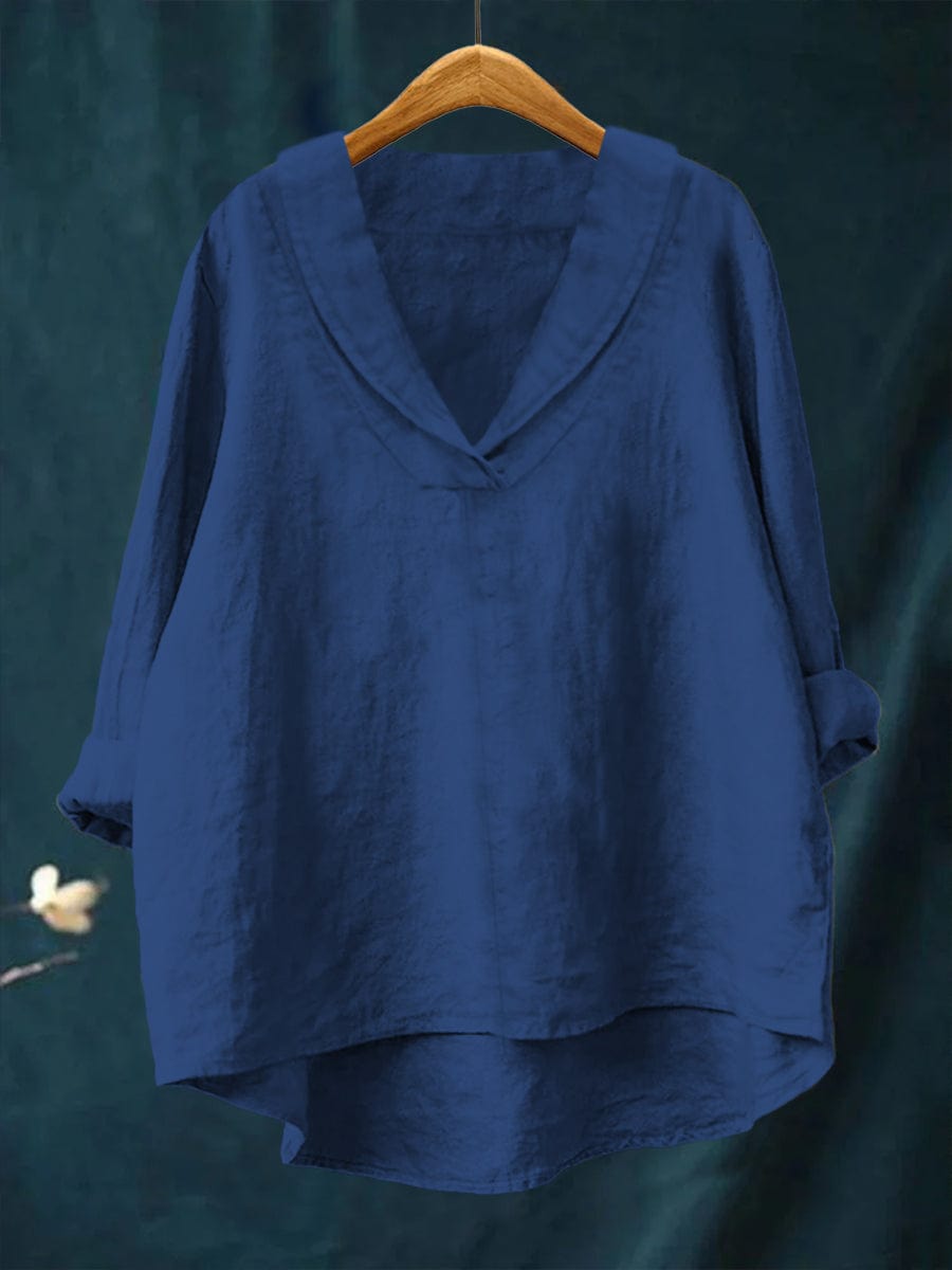 Hortense - Fluid V-Neck Blouse