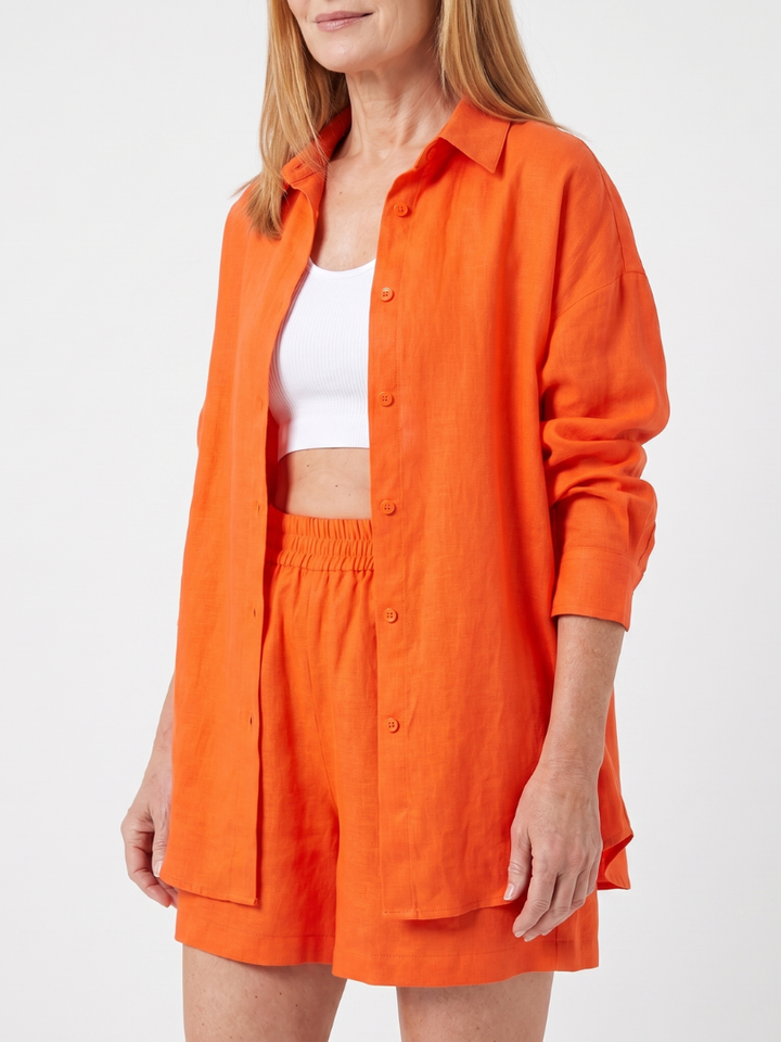 Philomena - Cropped Camisole and Wide Pants Set