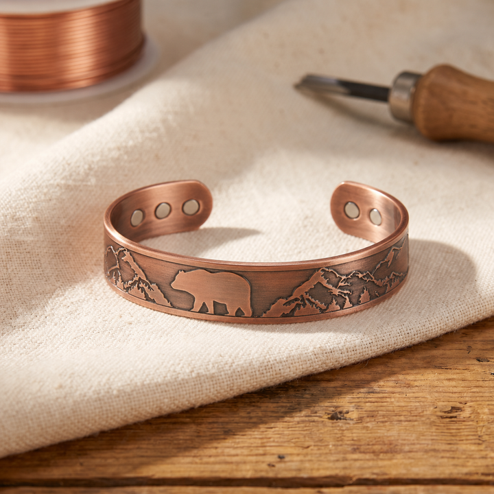 Mae & Luna Copper Bracelet - Mother Bear
