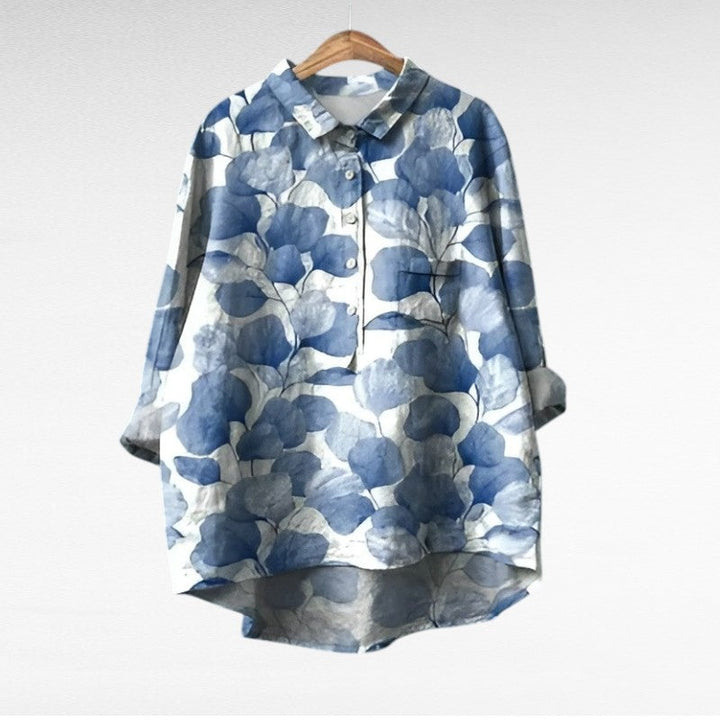 Solène - Elegant Floral Blouse