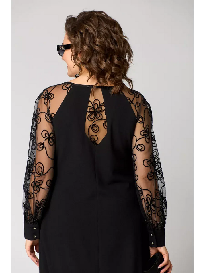 Regina - Classic Midi Dress for Special Occasions