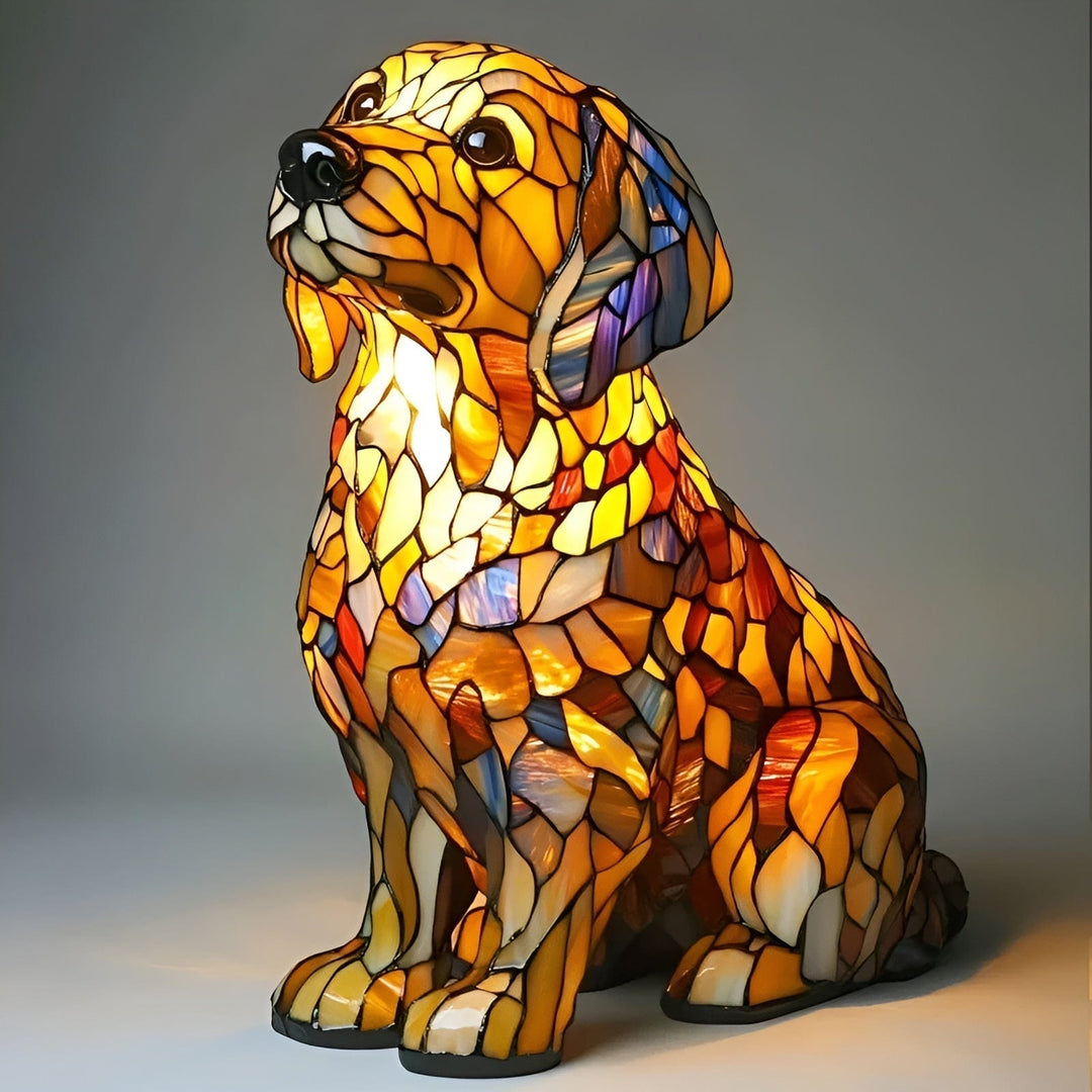 Glow Golden Retriever Lamp