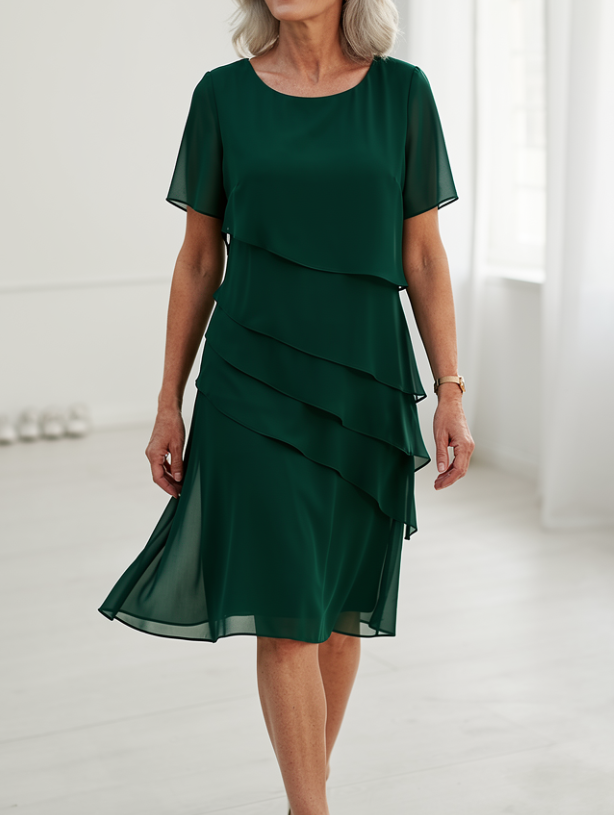 Juliette – Elegant flowing dress with ruffles