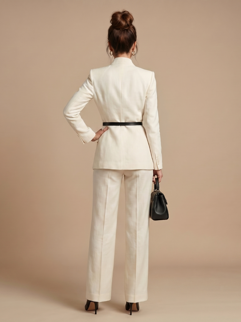 Delta - Structured Stand-Up Collar Custom-Made Suit