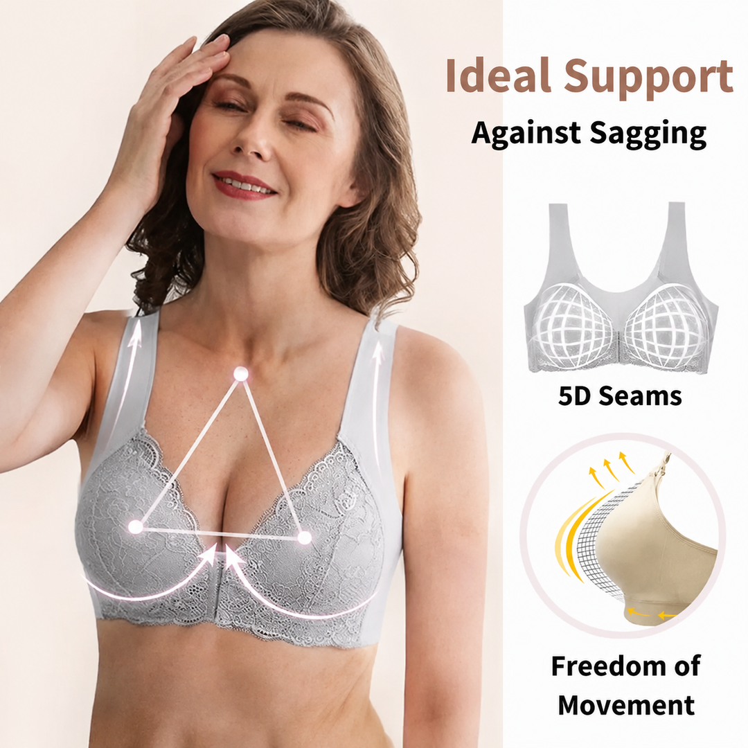 Val - Wireless Shaping Bra with Front Closure