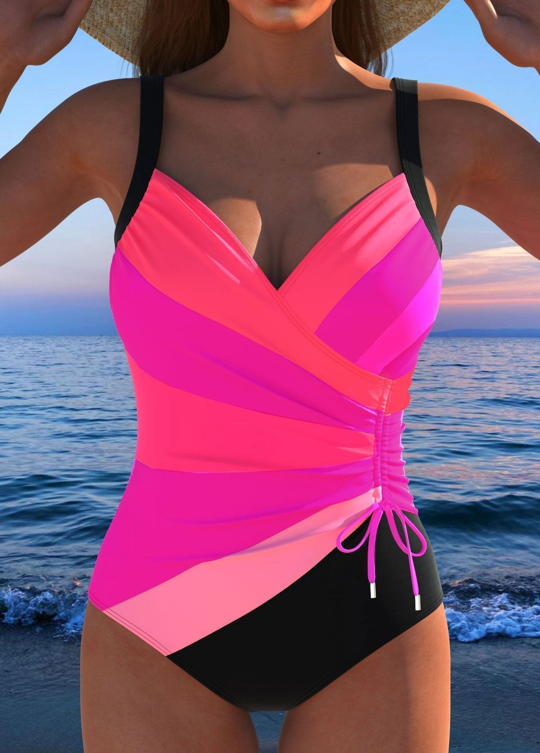 Luxury Swimsuit - Colorful Print