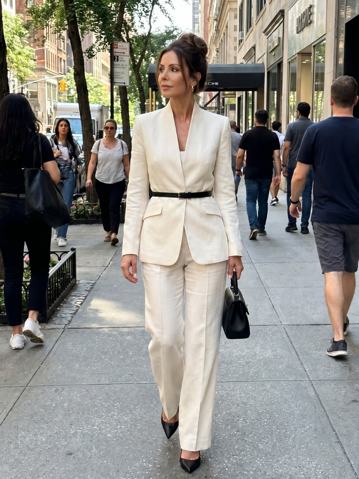 Delta - Structured Stand-Up Collar Custom-Made Suit
