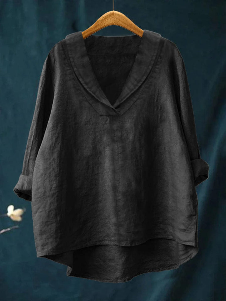 Hortense - Fluid V-Neck Blouse