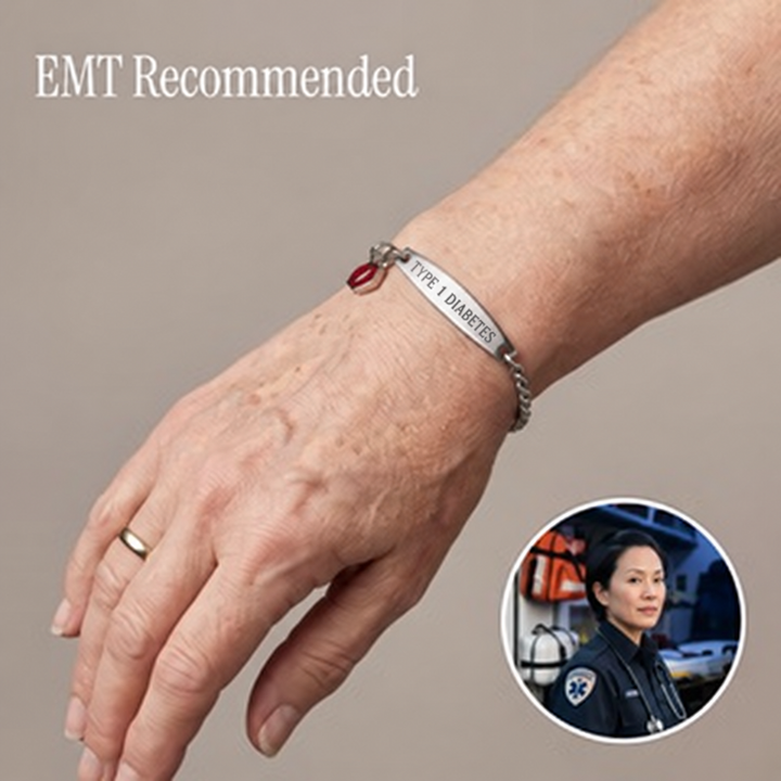Women’s Diabetes Medical Alert Bracelet