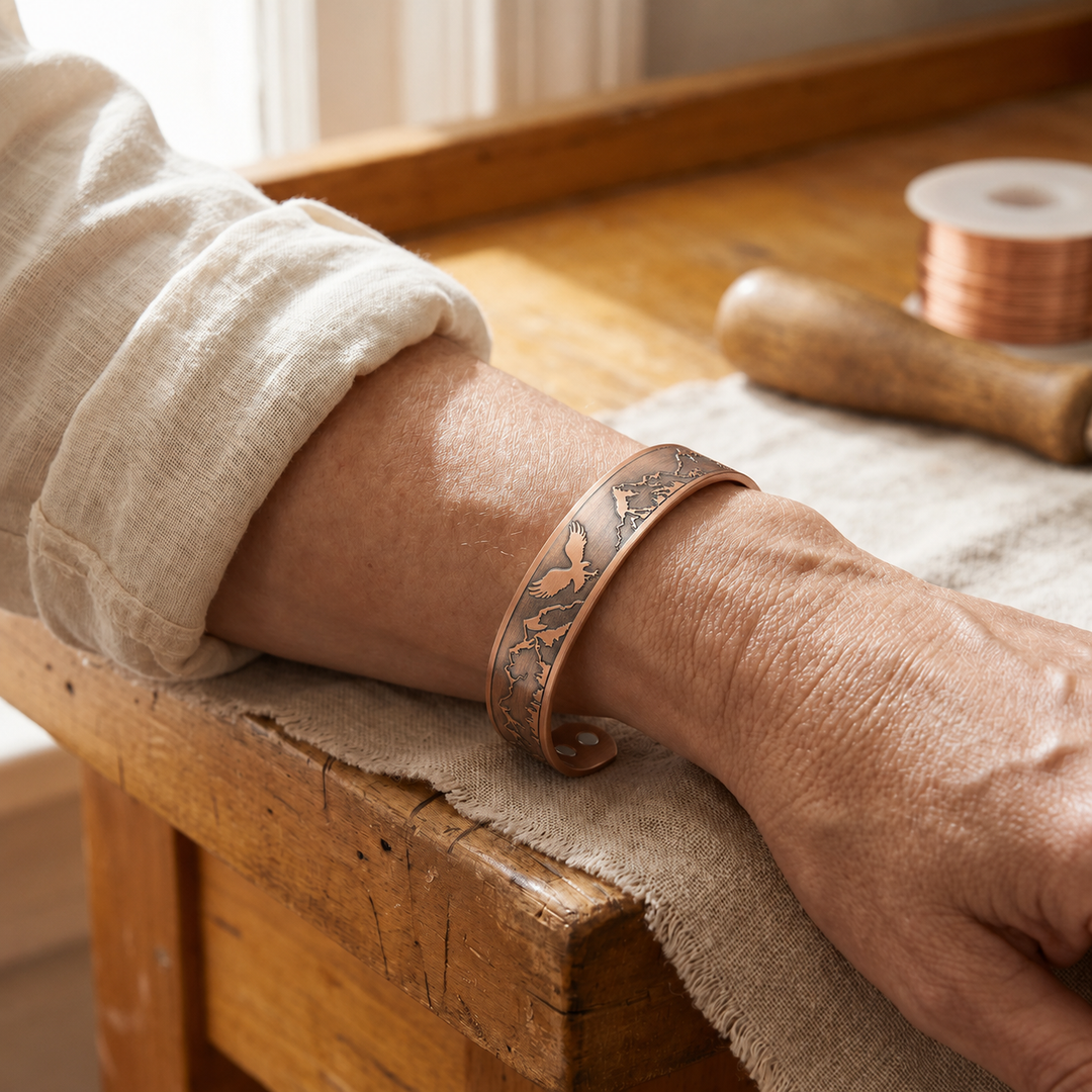 Mae & Luna Copper Bracelet - Soaring Eagle