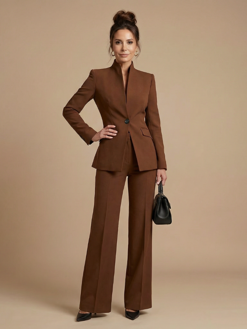 Delta - Structured Stand-Up Collar Custom-Made Suit