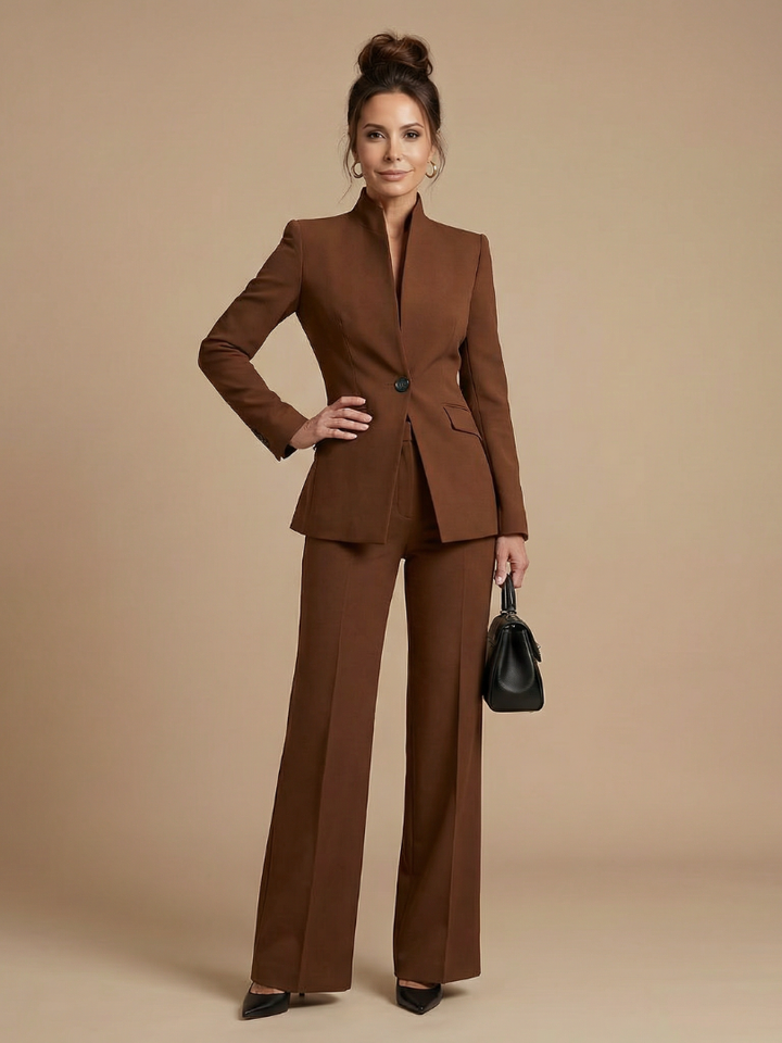Delta - Structured Stand-Up Collar Custom-Made Suit