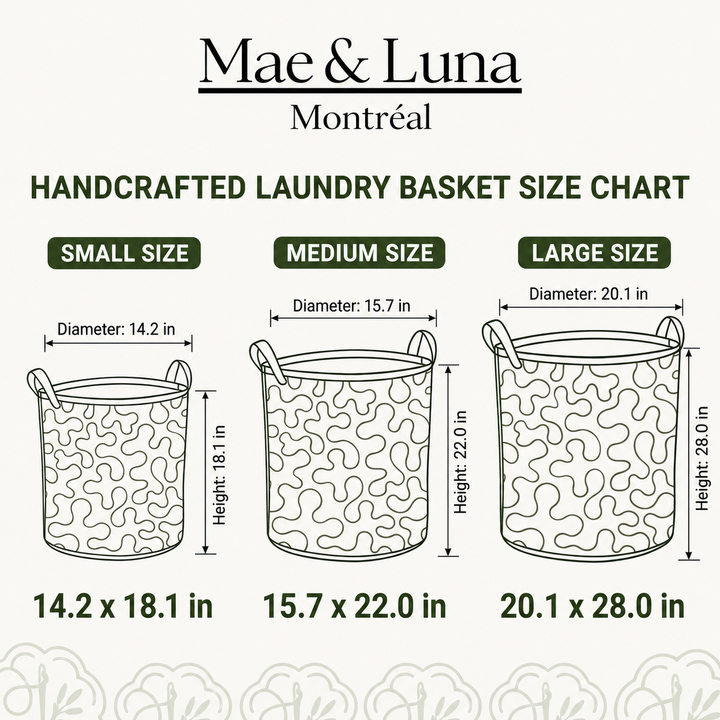 Forest Cat - Handcrafted Laundry Basket
