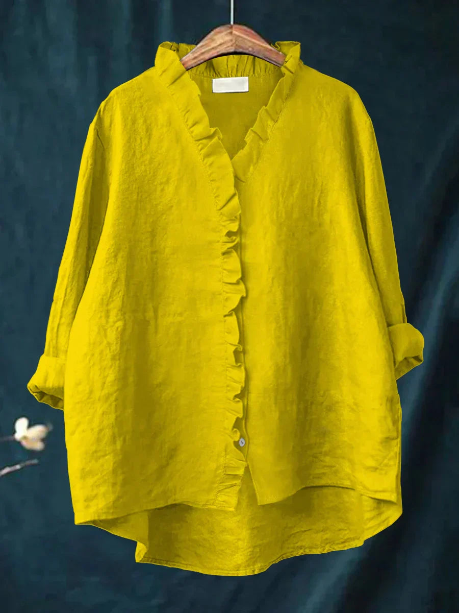 Lily - Light Blouse with Ruffles