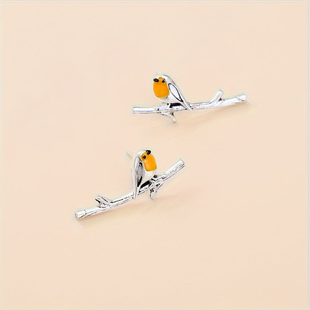 Cartoon Bird Earrings